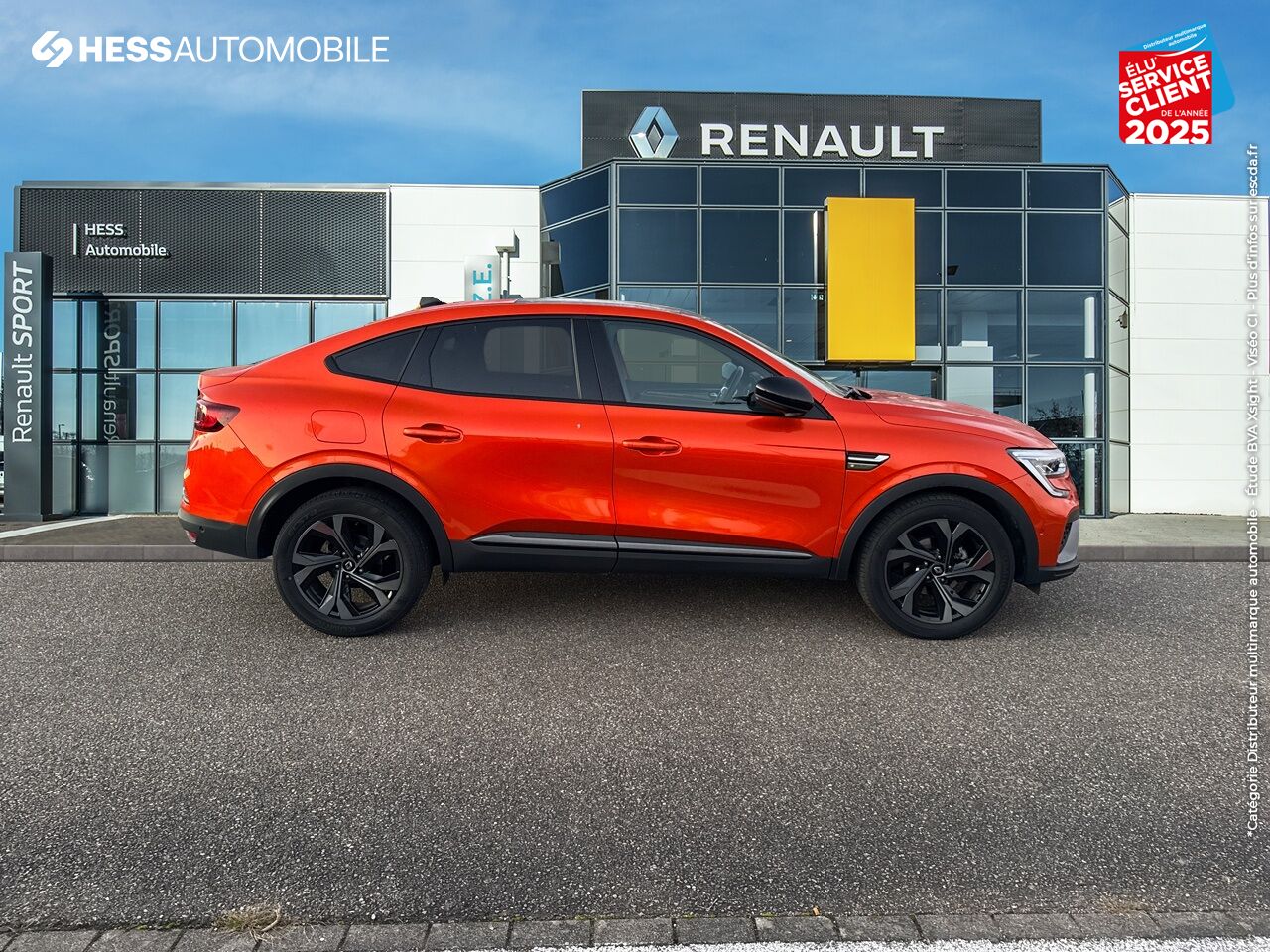 Véhicule d'occasion RENAULT ARKANA 1.3 TCE MILD HYBRID 160CH RS LINE EDC -22 chez Hyundai Chalons