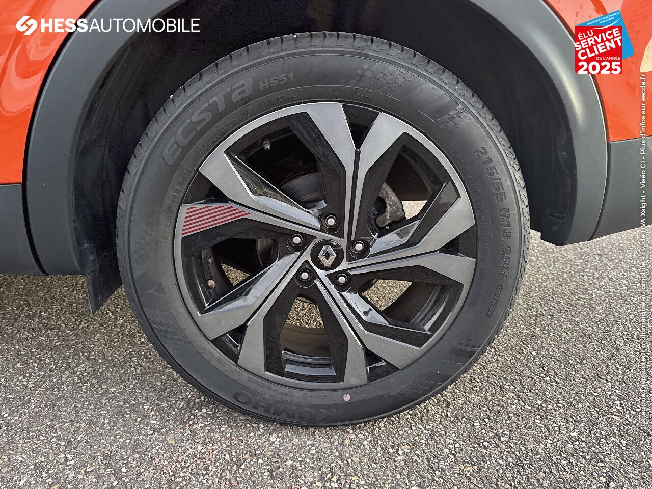 Véhicule d'occasion RENAULT ARKANA 1.3 TCE MILD HYBRID 160CH RS LINE EDC -22 chez Hyundai Chalons