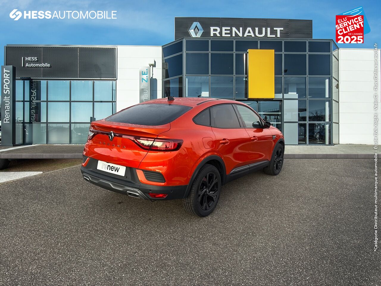 Véhicule d'occasion RENAULT ARKANA 1.3 TCE MILD HYBRID 160CH RS LINE EDC -22 chez Hyundai Chalons