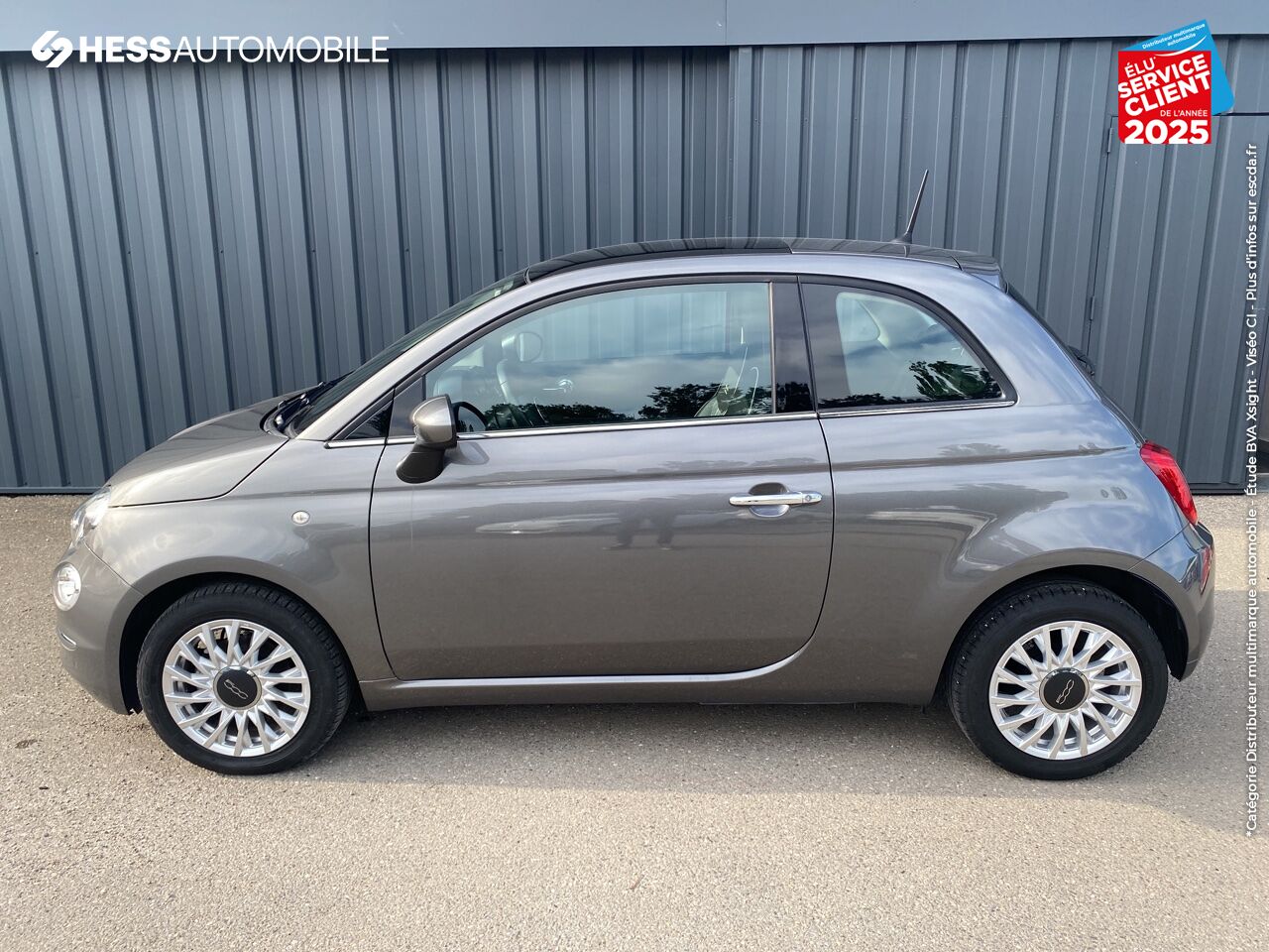 Véhicule d'occasion FIAT 500 1.2 8V 69CH LOUNGE TPANO chez Fiat Colmar