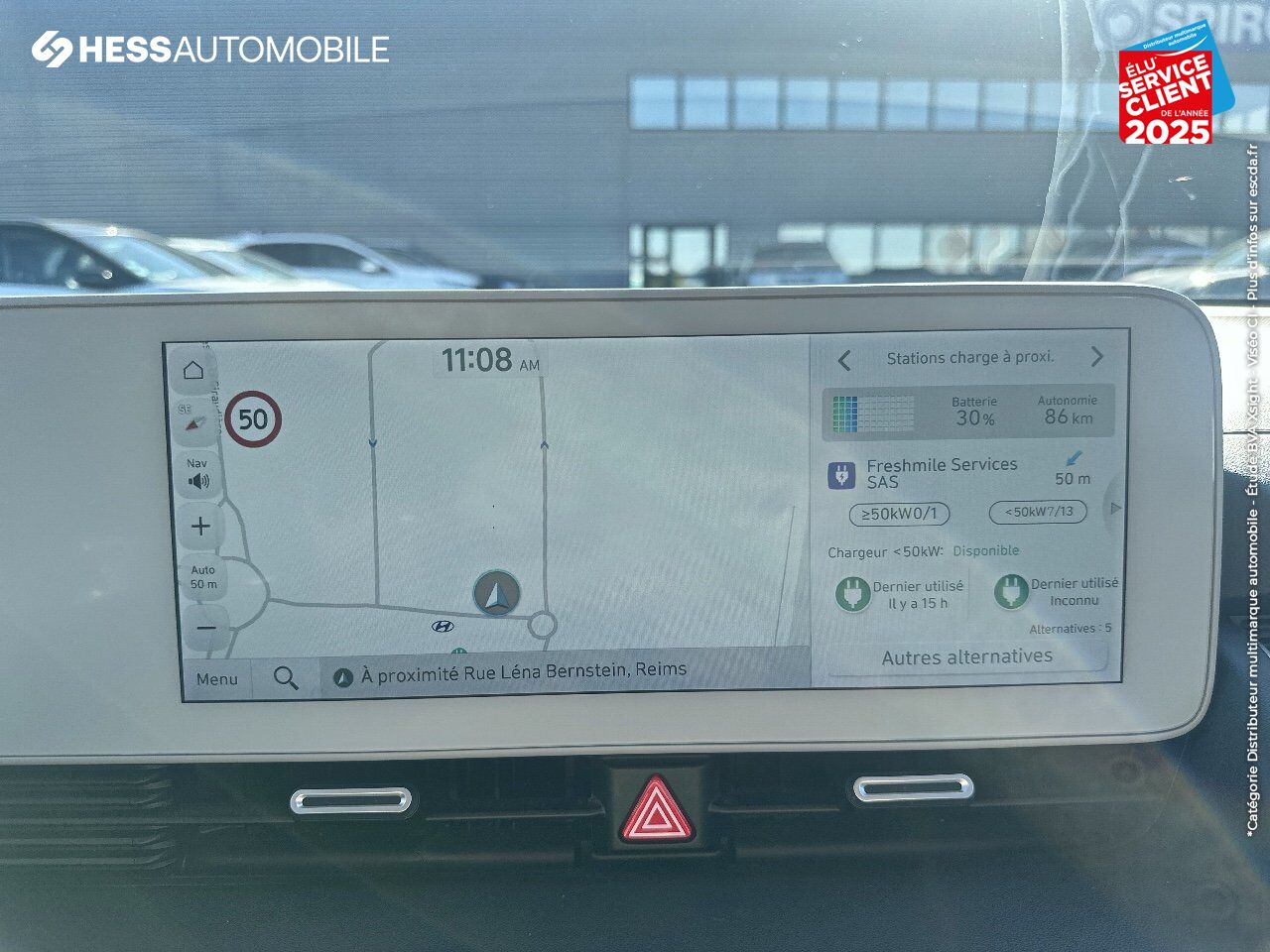 Véhicule d'occasion HYUNDAI IONIQ 5 58 KWH - 170CH CREATIVE SIEGES CHAUF VOLANT CHAUF GPS CAMERA chez Hyundai Chalons