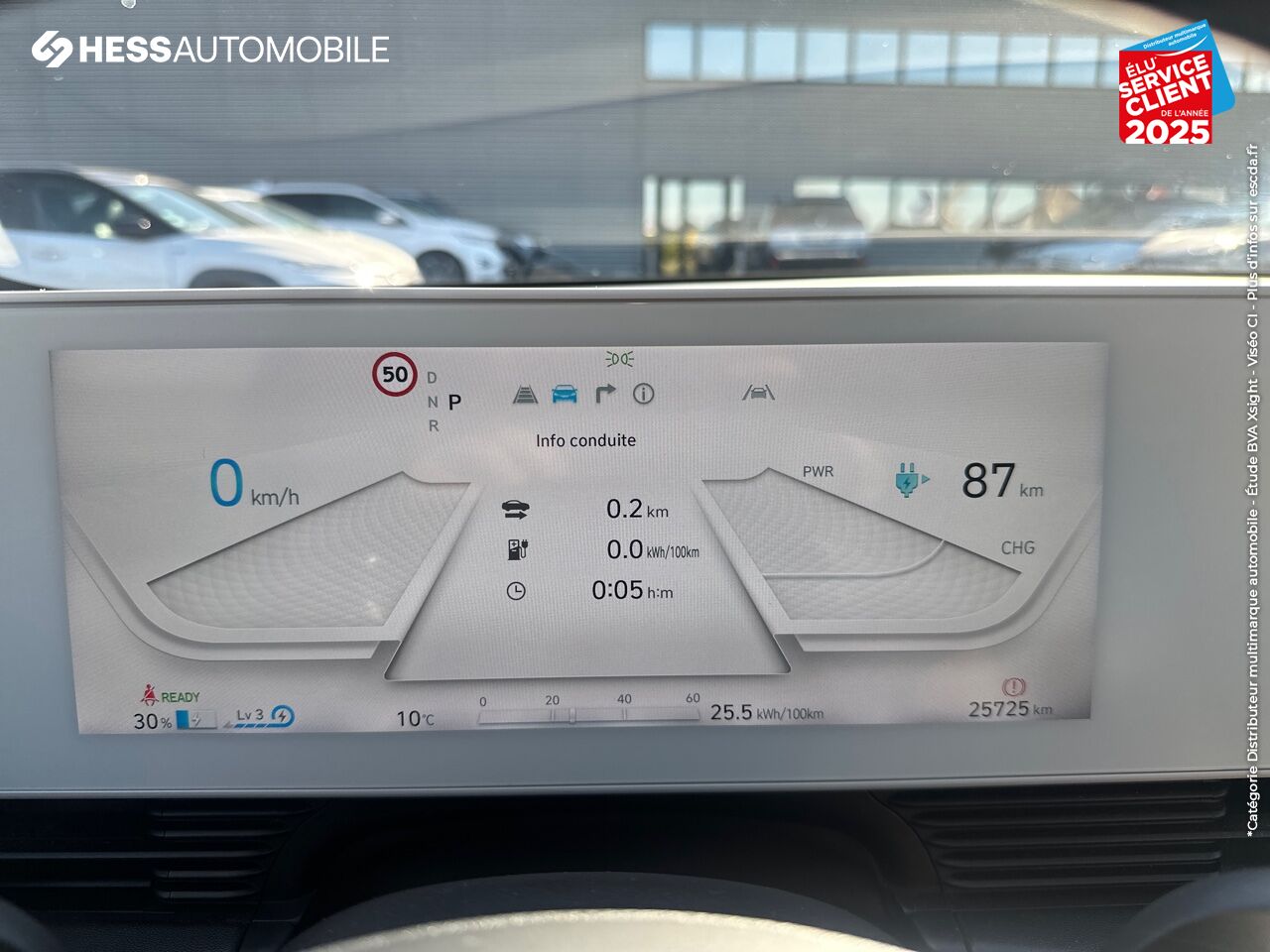 Véhicule d'occasion HYUNDAI IONIQ 5 58 KWH - 170CH CREATIVE SIEGES CHAUF VOLANT CHAUF GPS CAMERA chez Hyundai Chalons