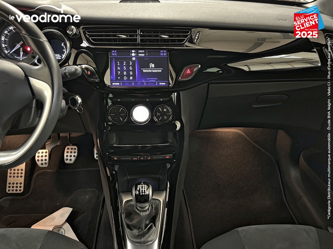 Véhicule d'occasion DS DS 3 THP 165CH SPORT CHIC S/S GPS CAMERA chez Le Veodrome