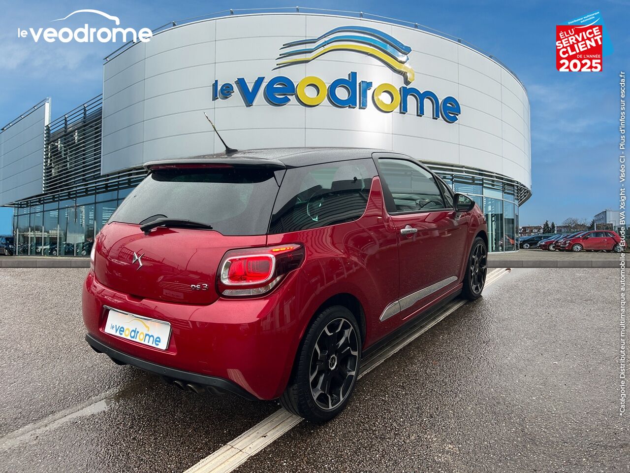 Véhicule d'occasion DS DS 3 THP 165CH SPORT CHIC S/S GPS CAMERA chez Le Veodrome