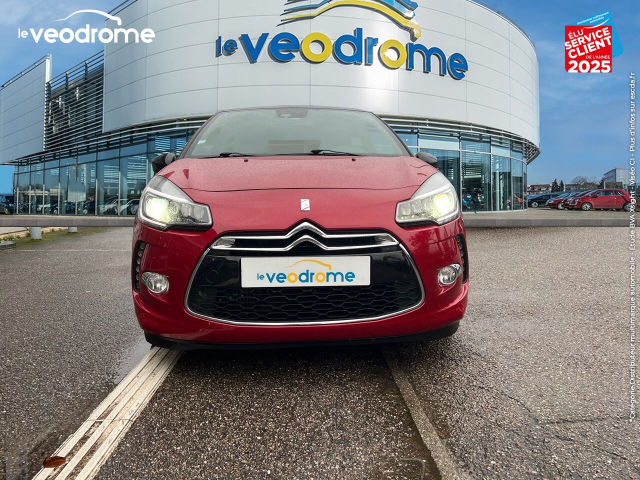 Véhicule d'occasion DS DS 3 THP 165CH SPORT CHIC S/S GPS CAMERA chez Le Veodrome