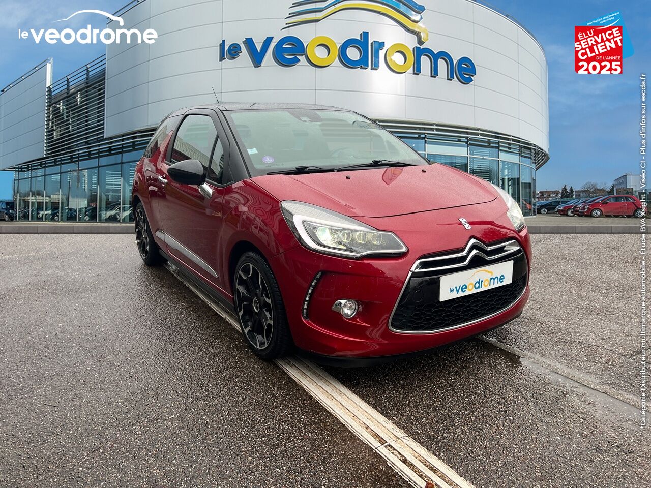 Véhicule d'occasion DS DS 3 THP 165CH SPORT CHIC S/S GPS CAMERA chez Le Veodrome