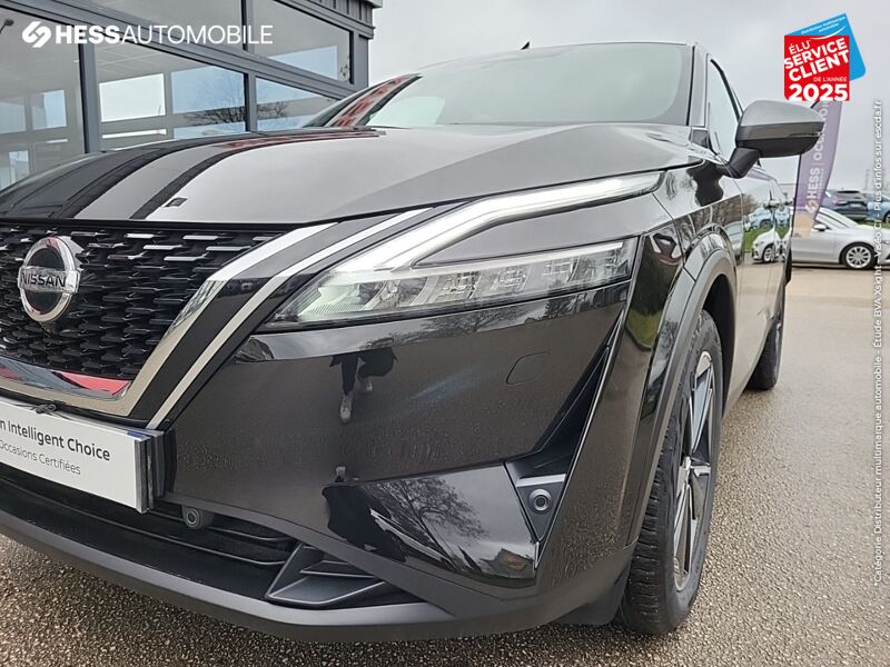 Véhicule d'occasion NISSAN QASHQAI 1.3 MILD HYBRID 158CH TEKNA+ XTRONIC TPANO SIEGE CHAUF/MASSANT GPS CAMERA chez Nissan Dijon
