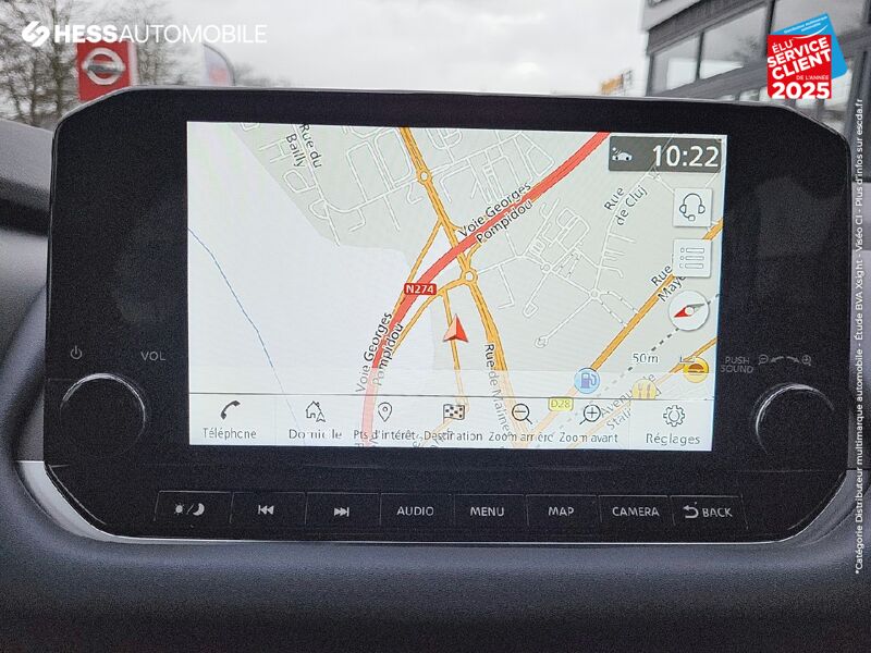 Véhicule d'occasion NISSAN QASHQAI 1.3 MILD HYBRID 158CH TEKNA+ XTRONIC TPANO SIEGE CHAUF/MASSANT GPS CAMERA chez Nissan Dijon