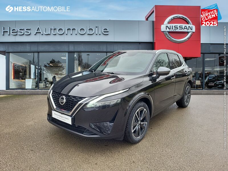 Véhicule d'occasion NISSAN QASHQAI 1.3 MILD HYBRID 158CH TEKNA+ XTRONIC TPANO SIEGE CHAUF/MASSANT GPS CAMERA chez Nissan Dijon