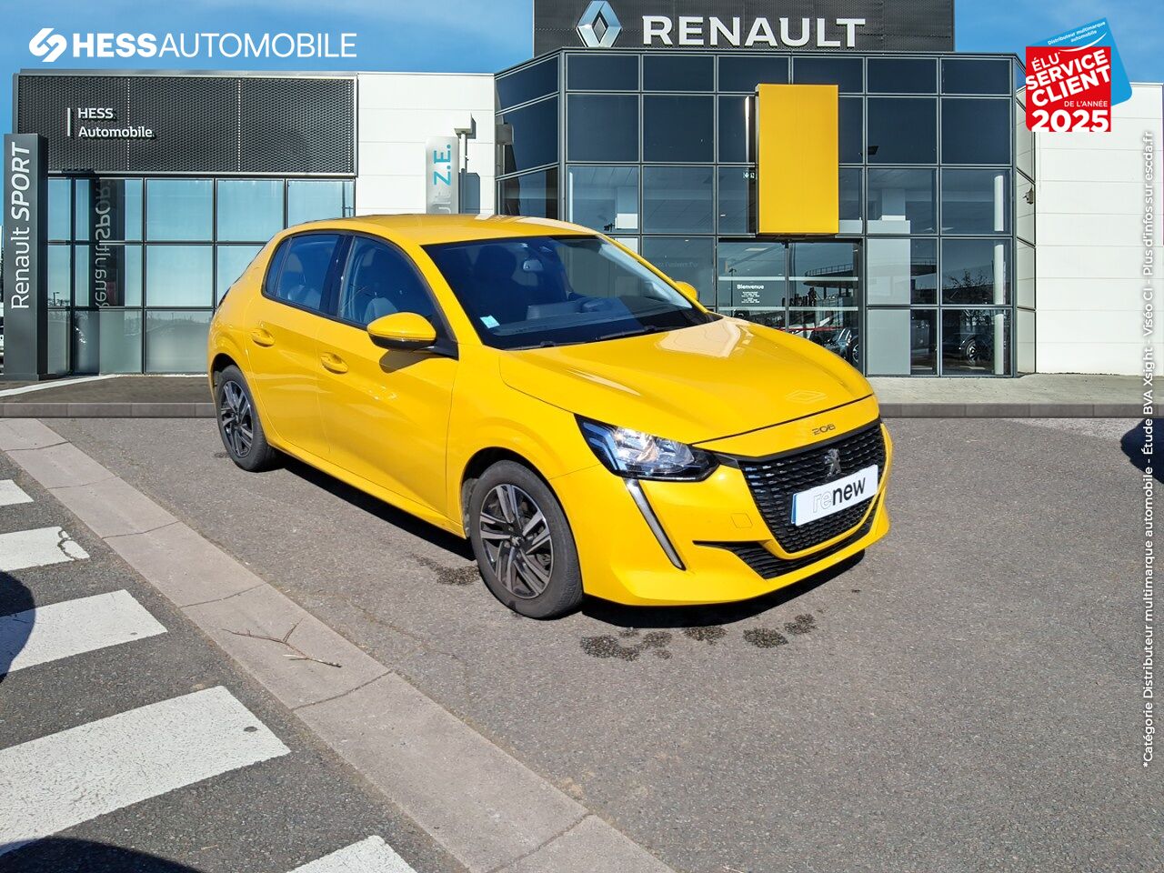 Véhicule d'occasion PEUGEOT 208 1.2 PURETECH 100CH S/S ALLURE CARPLAY chez Renault Saint-Louis