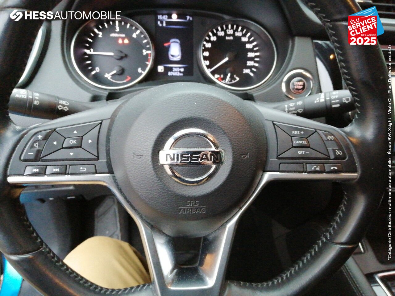 Véhicule d'occasion NISSAN QASHQAI 1.6 DCI 130CH TEKNA XTRONIC TPANO GPS CAM360 SIEGES CHAUF chez Nissan Metz
