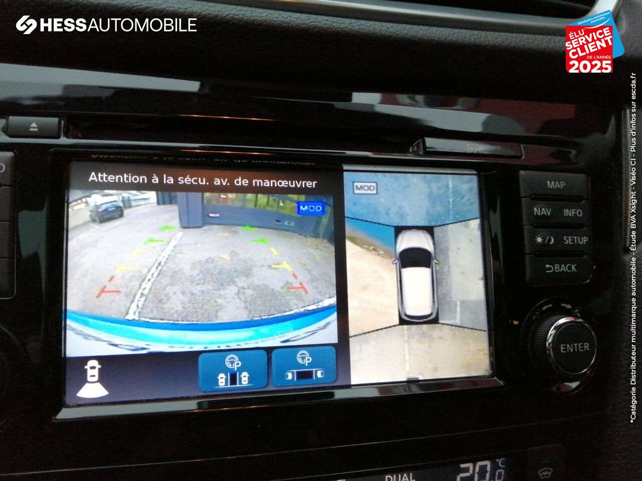 Véhicule d'occasion NISSAN QASHQAI 1.6 DCI 130CH TEKNA XTRONIC TPANO GPS CAM360 SIEGES CHAUF chez Nissan Metz