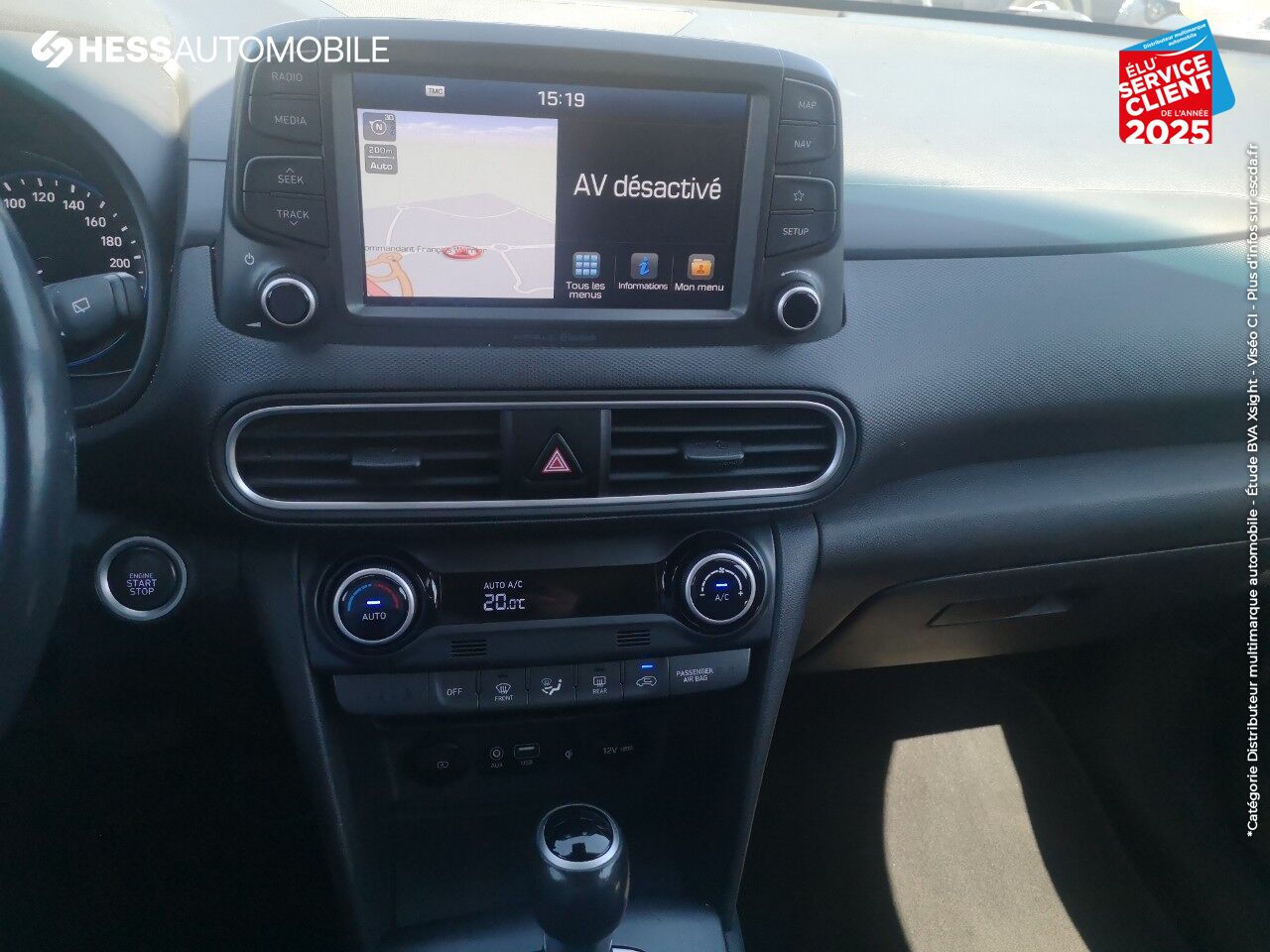 Véhicule d'occasion HYUNDAI KONA 1.6 CRDI 136CH EXECUTIVE DCT-7 GPS CAMERA chez Hyundai Besançon