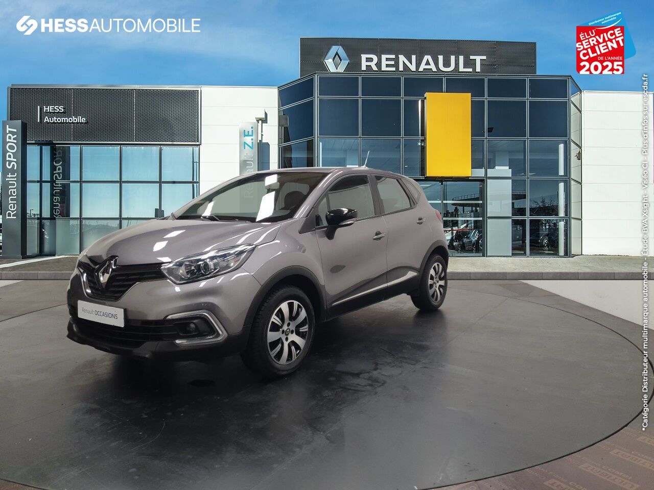 Véhicule d'occasion RENAULT CAPTUR 1.5 DCI 110CH ENERGY BUSINESS GPS RADAR AR chez Renault Strasbourg