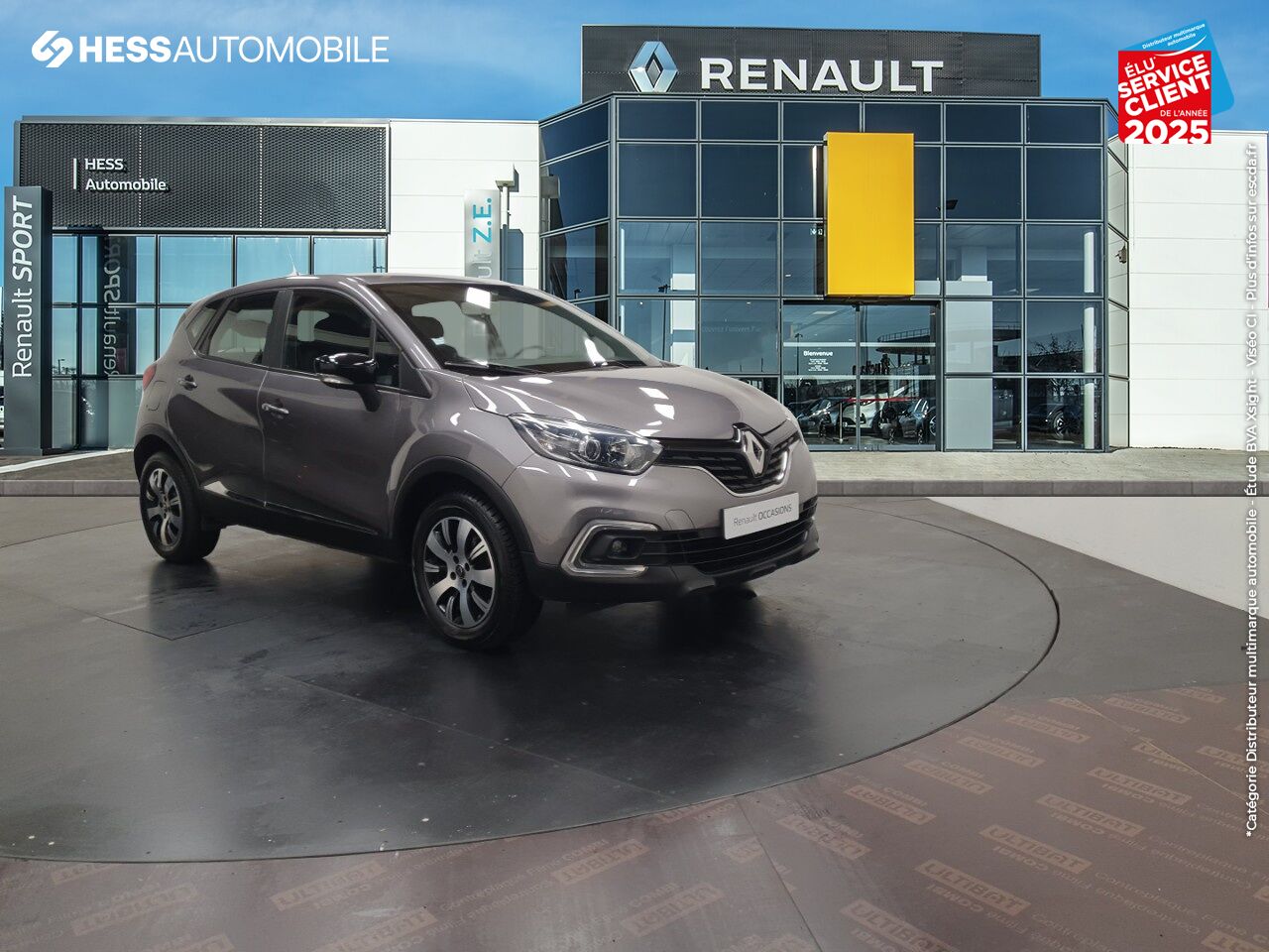 Véhicule d'occasion RENAULT CAPTUR 1.5 DCI 110CH ENERGY BUSINESS GPS RADAR AR chez Renault Strasbourg
