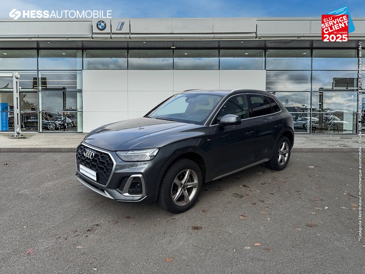 Véhicule d'occasion AUDI Q5 40 TDI 204CH S LINE QUATTRO S TRONIC 7 EURO6D-T SIEGES CHAUF CAMERA chez Toyota Sarreguemines