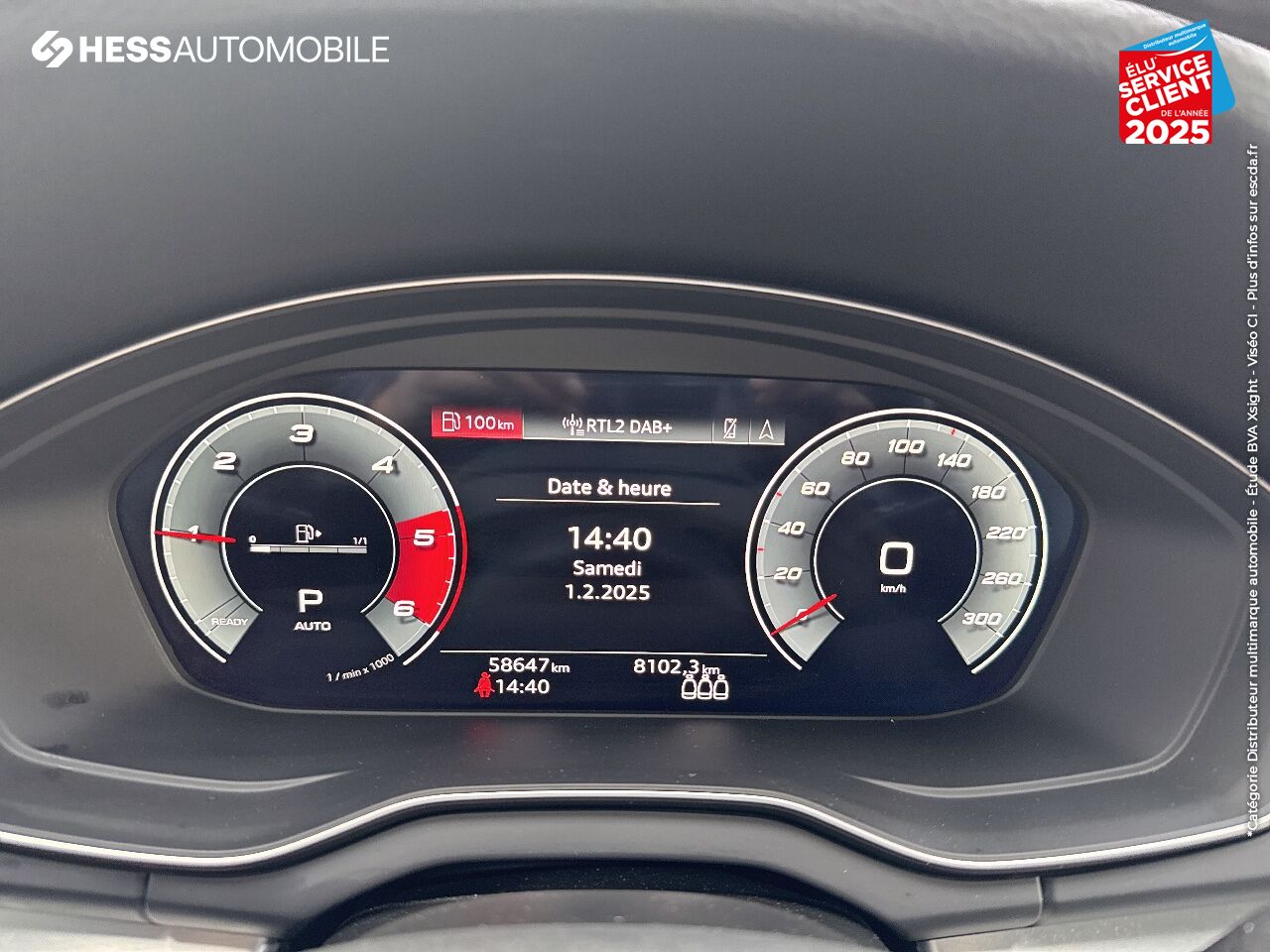 Véhicule d'occasion AUDI Q5 40 TDI 204CH S LINE QUATTRO S TRONIC 7 EURO6D-T SIEGES CHAUF CAMERA chez Toyota Sarreguemines