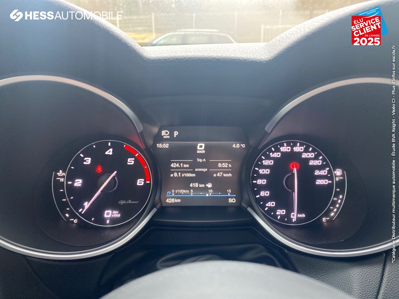 Véhicule neuf ALFA ROMEO STELVIO 2.2 DIESEL 210CH VELOCE Q4 AT8 MY21 chez Fiat Besançon