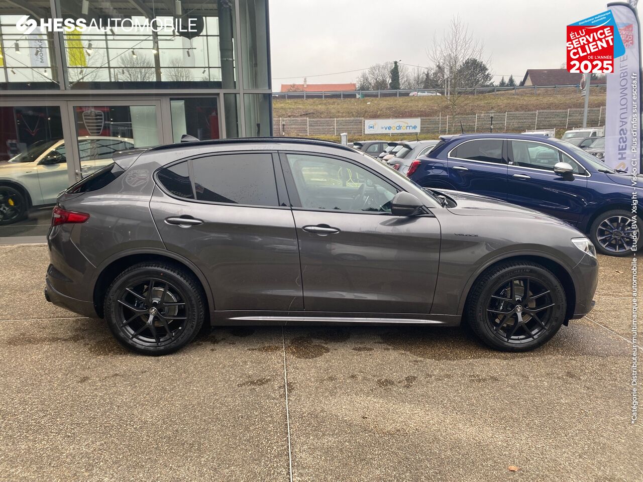 Véhicule neuf ALFA ROMEO STELVIO 2.2 DIESEL 210CH VELOCE Q4 AT8 MY21 chez Fiat Besançon