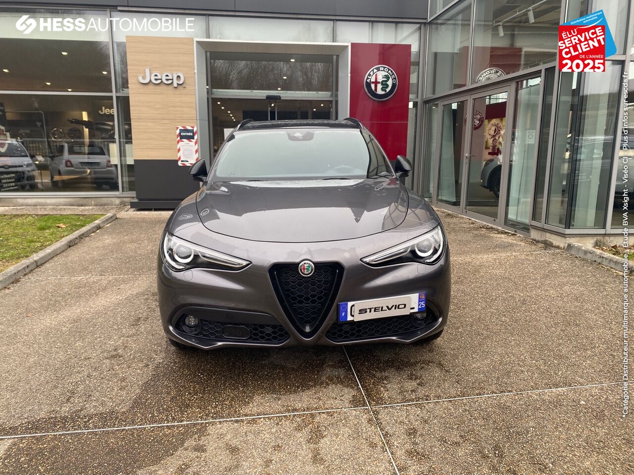 Véhicule neuf ALFA ROMEO STELVIO 2.2 DIESEL 210CH VELOCE Q4 AT8 MY21 chez Fiat Besançon