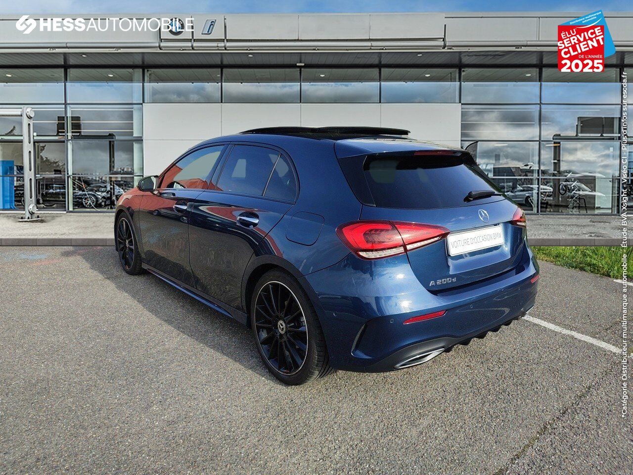 Véhicule d'occasion MERCEDES-BENZ CLASSE A 200 D 150CH AMG LINE 8G-DCT chez BMW Besançon
