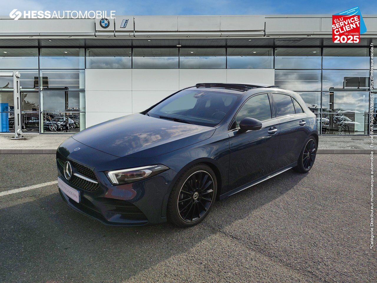 Véhicule d'occasion MERCEDES-BENZ CLASSE A 200 D 150CH AMG LINE 8G-DCT chez BMW Besançon