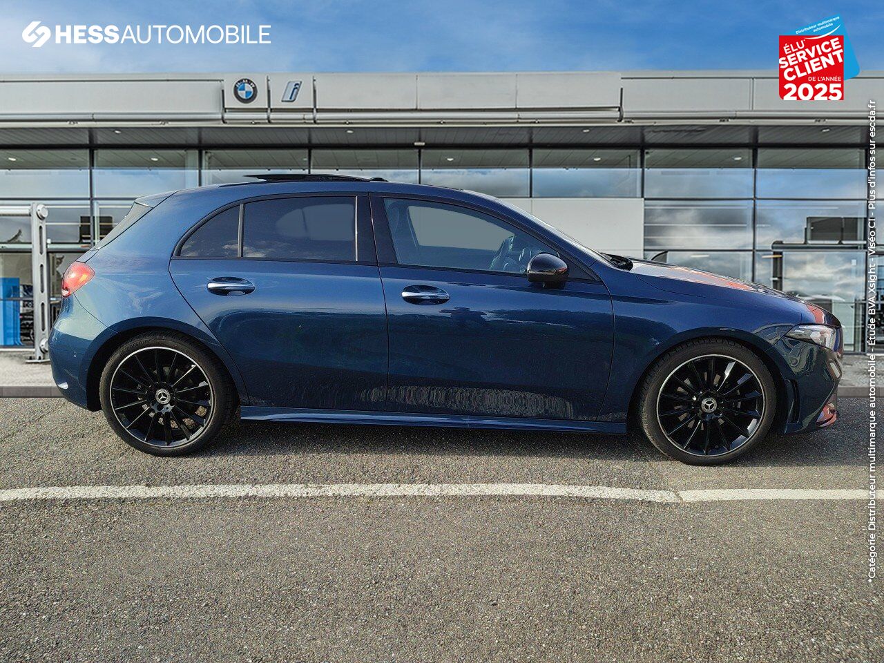 Véhicule d'occasion MERCEDES-BENZ CLASSE A 200 D 150CH AMG LINE 8G-DCT chez BMW Besançon