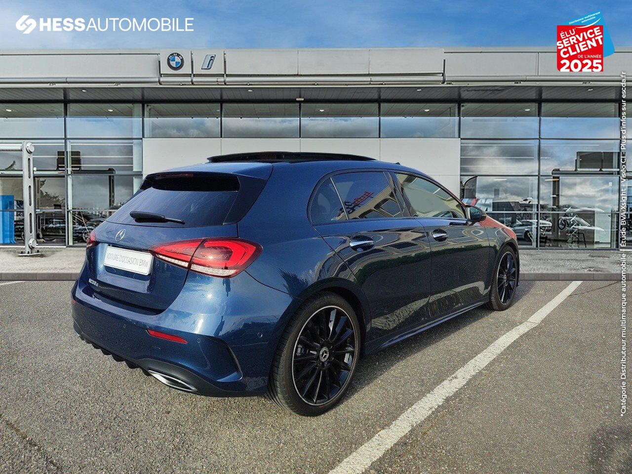 Véhicule d'occasion MERCEDES-BENZ CLASSE A 200 D 150CH AMG LINE 8G-DCT chez BMW Besançon