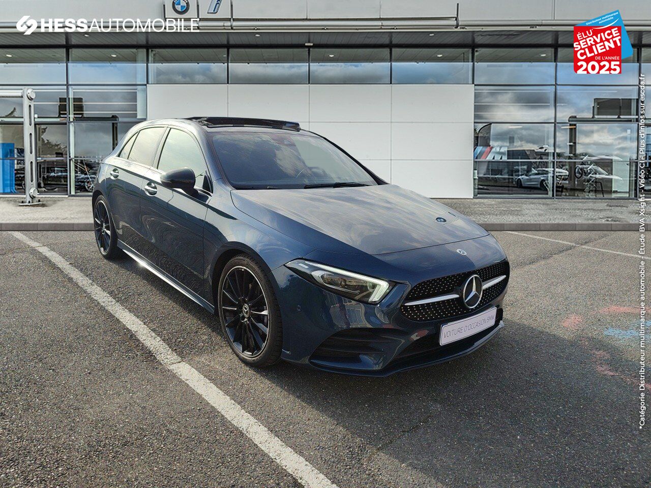 Véhicule d'occasion MERCEDES-BENZ CLASSE A 200 D 150CH AMG LINE 8G-DCT chez BMW Besançon