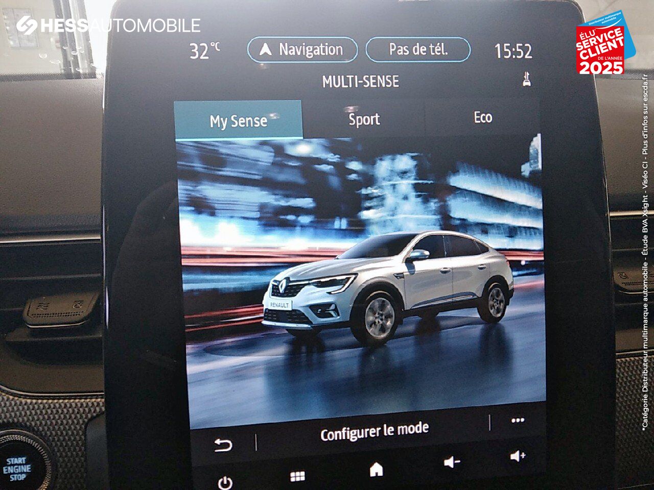 Véhicule d'occasion RENAULT ARKANA 1.6 E-TECH 145CH INTENS -21B chez HESS Automobile