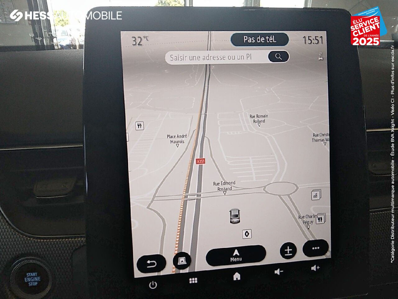 Véhicule d'occasion RENAULT ARKANA 1.6 E-TECH 145CH INTENS -21B chez HESS Automobile