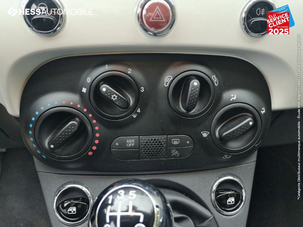 Véhicule d'occasion FIAT 500 1.2 8V 69CH BIANCO AMORE EDIZIONE TPANO RADAR AR chez Fiat 500 occasion