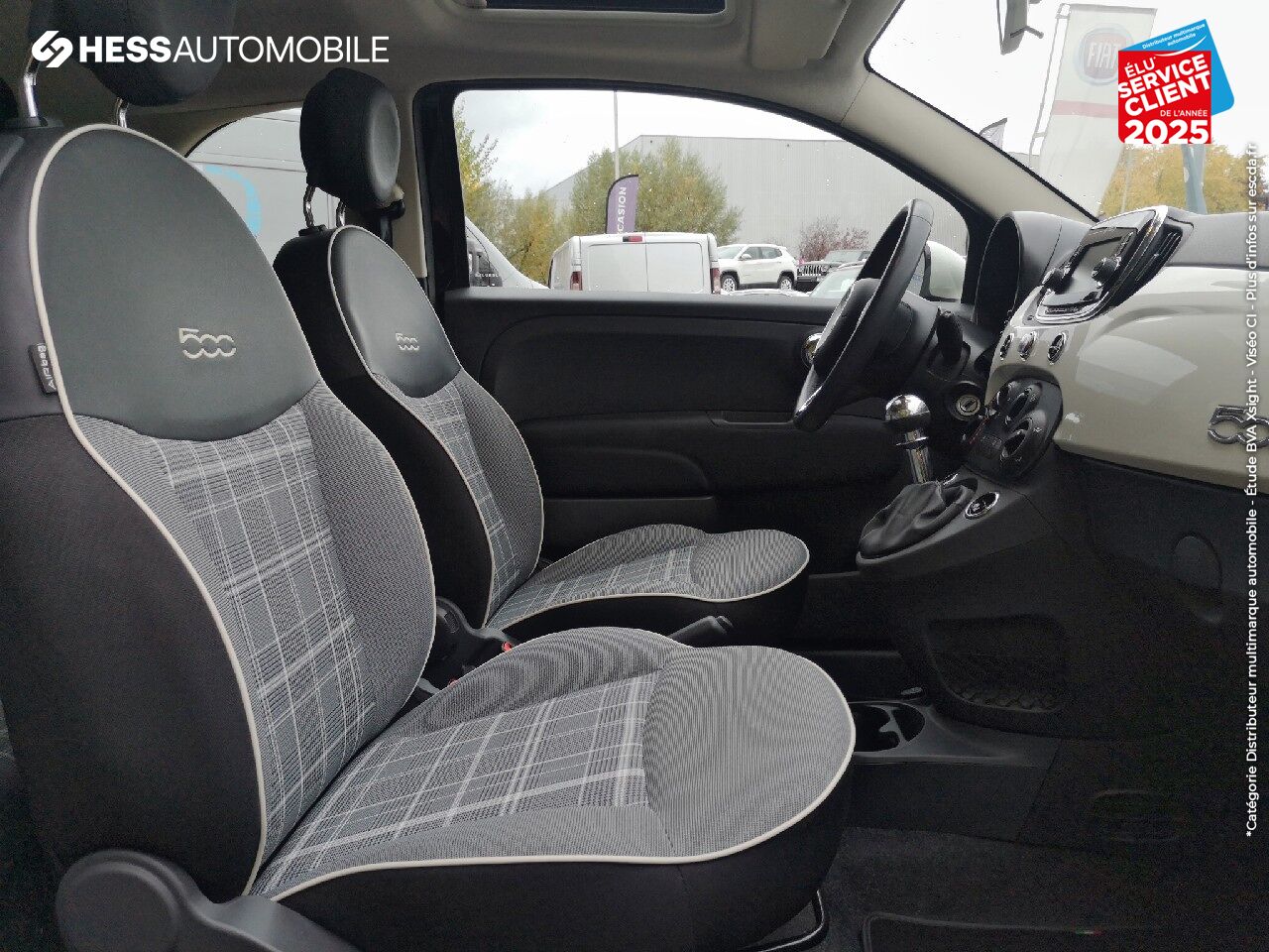 Véhicule d'occasion FIAT 500 1.2 8V 69CH BIANCO AMORE EDIZIONE TPANO RADAR AR chez Fiat 500 occasion