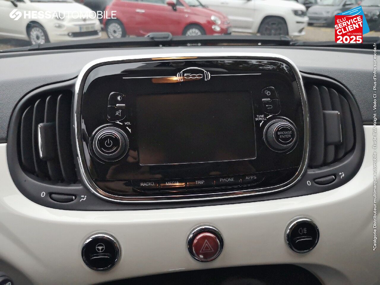 Véhicule d'occasion FIAT 500 1.2 8V 69CH BIANCO AMORE EDIZIONE TPANO RADAR AR chez Fiat 500 occasion