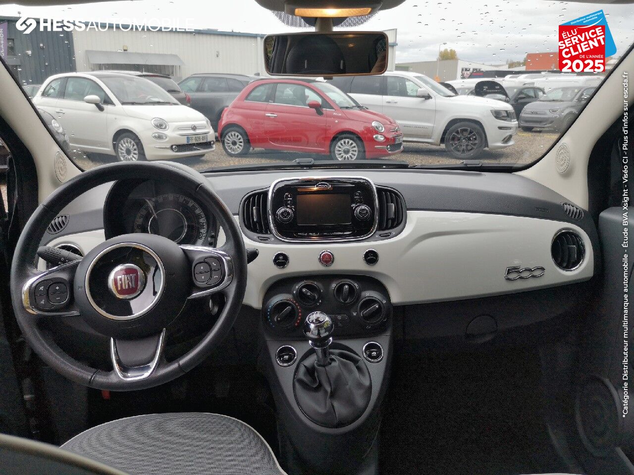 Véhicule d'occasion FIAT 500 1.2 8V 69CH BIANCO AMORE EDIZIONE TPANO RADAR AR chez Fiat 500 occasion