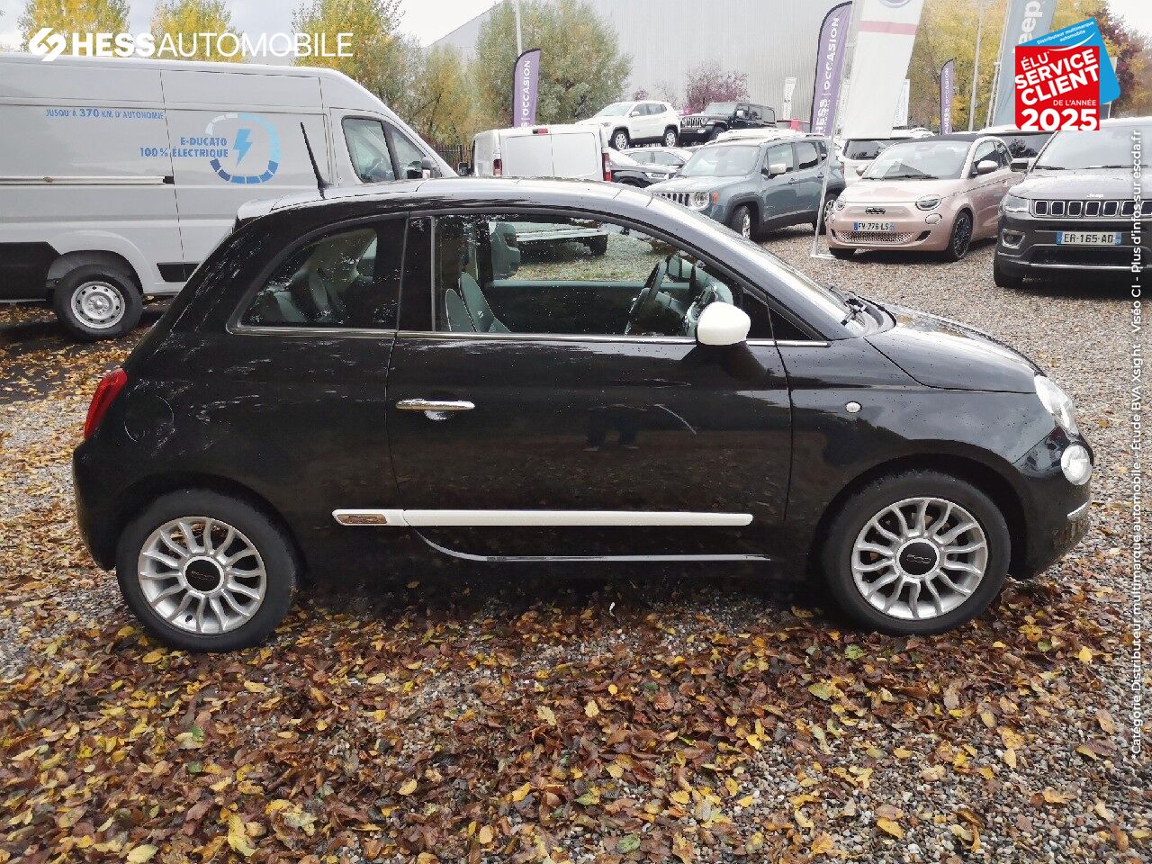 Véhicule d'occasion FIAT 500 1.2 8V 69CH BIANCO AMORE EDIZIONE TPANO RADAR AR chez Fiat 500 occasion
