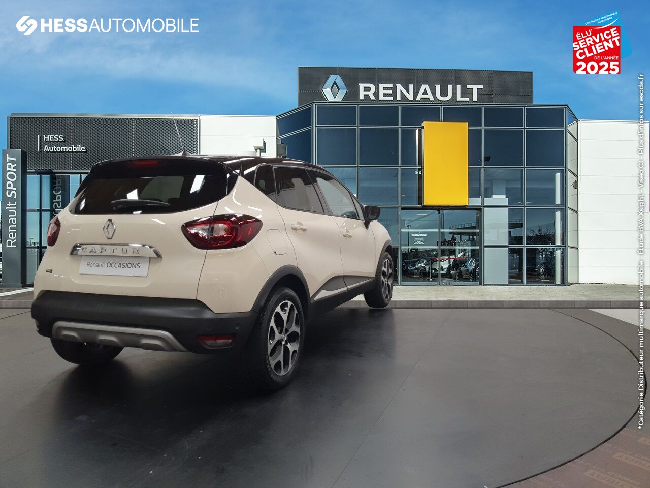 Véhicule d'occasion RENAULT CAPTUR 1.5 DCI 110CH ENERGY INTENS chez Renault Strasbourg