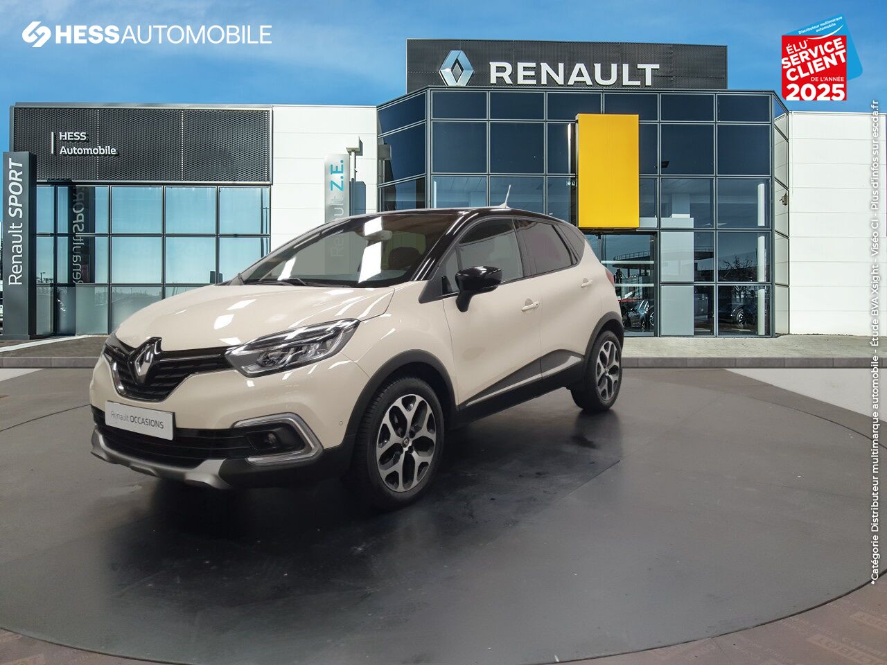 Véhicule d'occasion RENAULT CAPTUR 1.5 DCI 110CH ENERGY INTENS chez Renault Strasbourg