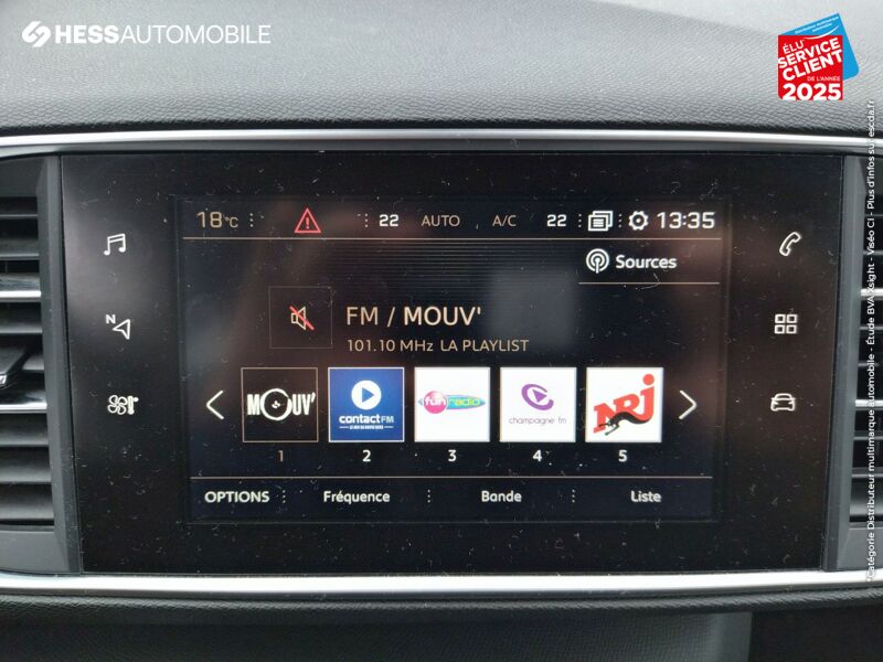 Véhicule d'occasion PEUGEOT 308 1.6 BLUEHDI 120CH S/S ALLURE BUSINESS EAT6 chez Peugeot Reims