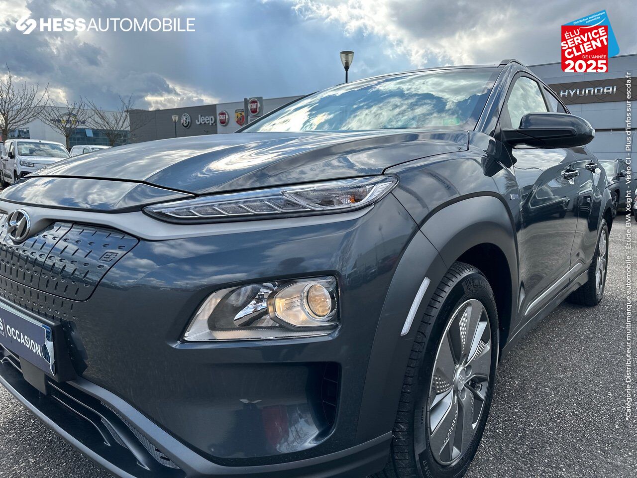 Véhicule d'occasion HYUNDAI KONA ELECTRIC 204CH CREATIVE EURO6D-T EVAP 3CV SIEGES CHAUF CAMERA HUD chez Hyundai Reims