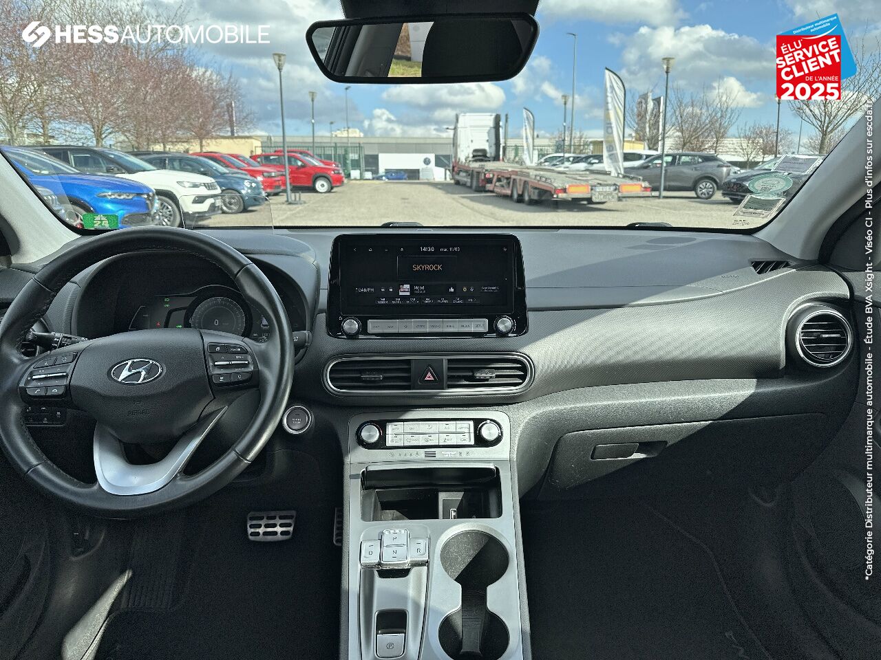 Véhicule d'occasion HYUNDAI KONA ELECTRIC 204CH CREATIVE EURO6D-T EVAP 3CV SIEGES CHAUF CAMERA HUD chez Hyundai Reims
