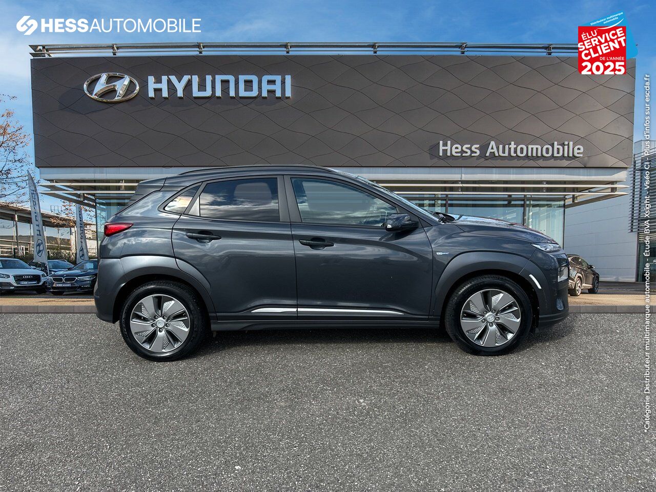 Véhicule d'occasion HYUNDAI KONA ELECTRIC 204CH CREATIVE EURO6D-T EVAP 3CV SIEGES CHAUF CAMERA HUD chez Hyundai Reims