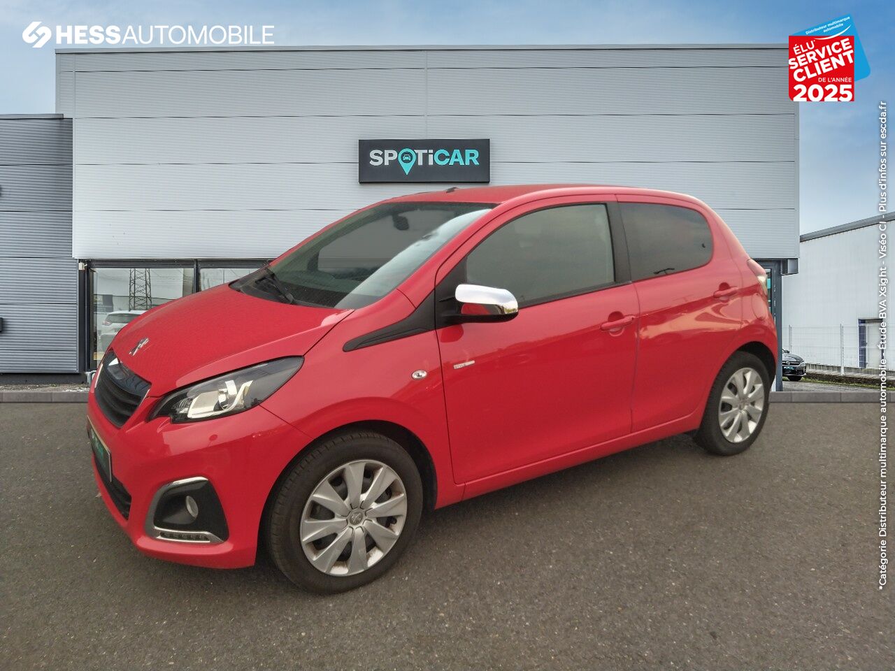 Véhicule d'occasion PEUGEOT 108 VTI 72 STYLE S/S 85G 5P chez Peugeot Reims