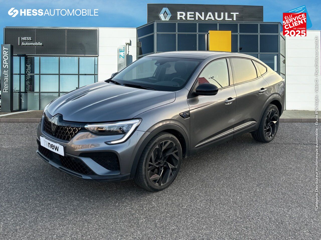 Véhicule d'occasion RENAULT ARKANA 1.6 E-TECH 145CH FULL HYBRID ESPRIT ALPINE -23 SIEGES CHAUF GPS CAMERA chez Renault Saint-Louis