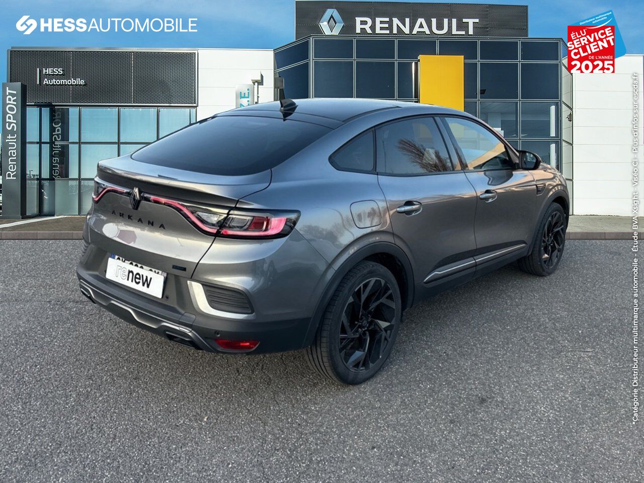 Véhicule d'occasion RENAULT ARKANA 1.6 E-TECH 145CH FULL HYBRID ESPRIT ALPINE -23 SIEGES CHAUF GPS CAMERA chez Renault Saint-Louis