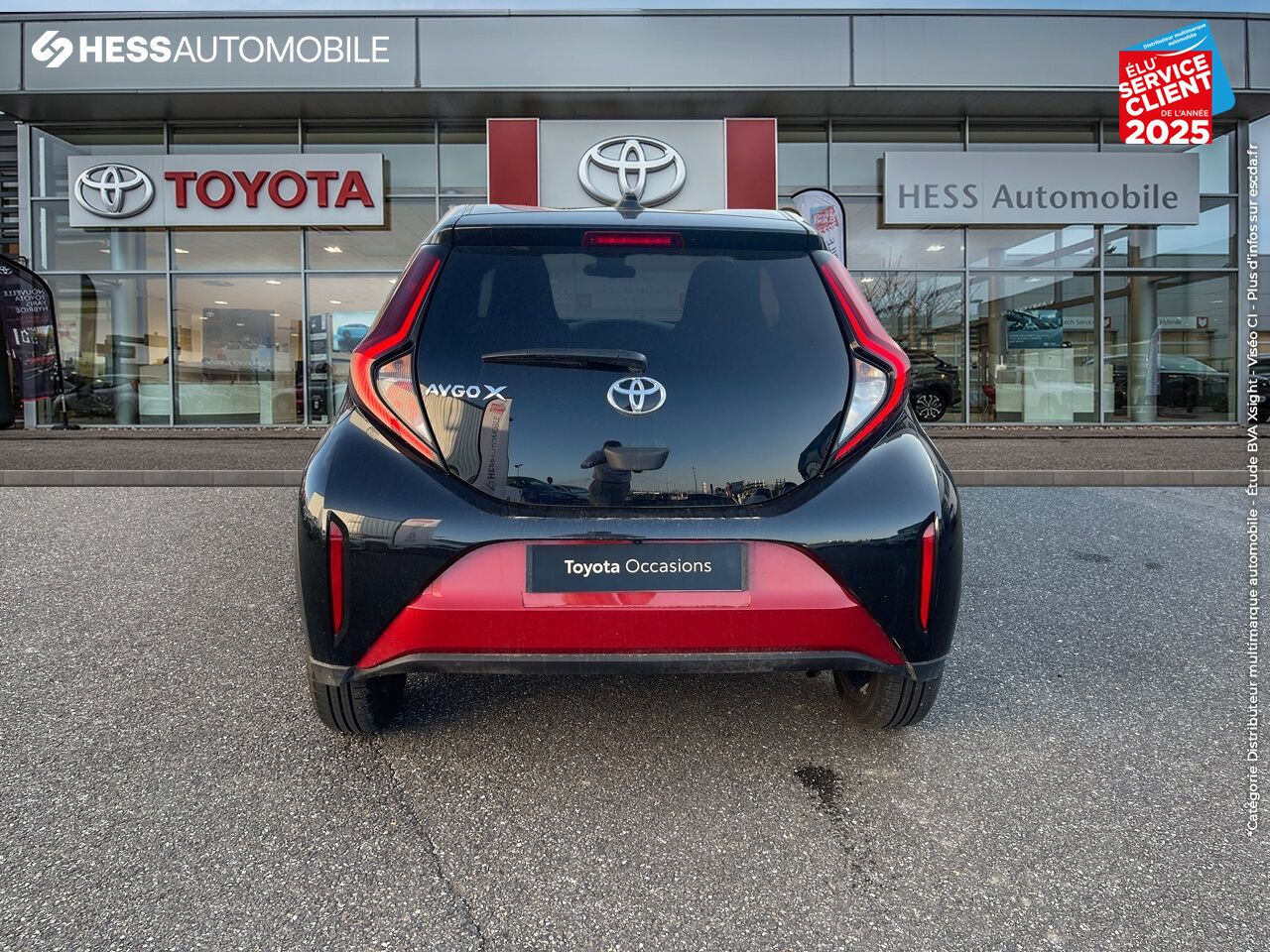 Véhicule d'occasion TOYOTA AYGO X 1.0 VVT-I 72CH DESIGN S-CVT MY23 CAMERA chez Renault Colmar