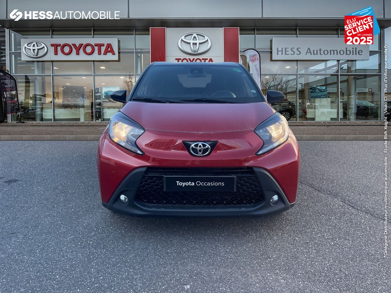 Véhicule d'occasion TOYOTA AYGO X 1.0 VVT-I 72CH DESIGN S-CVT MY23 CAMERA chez Renault Colmar