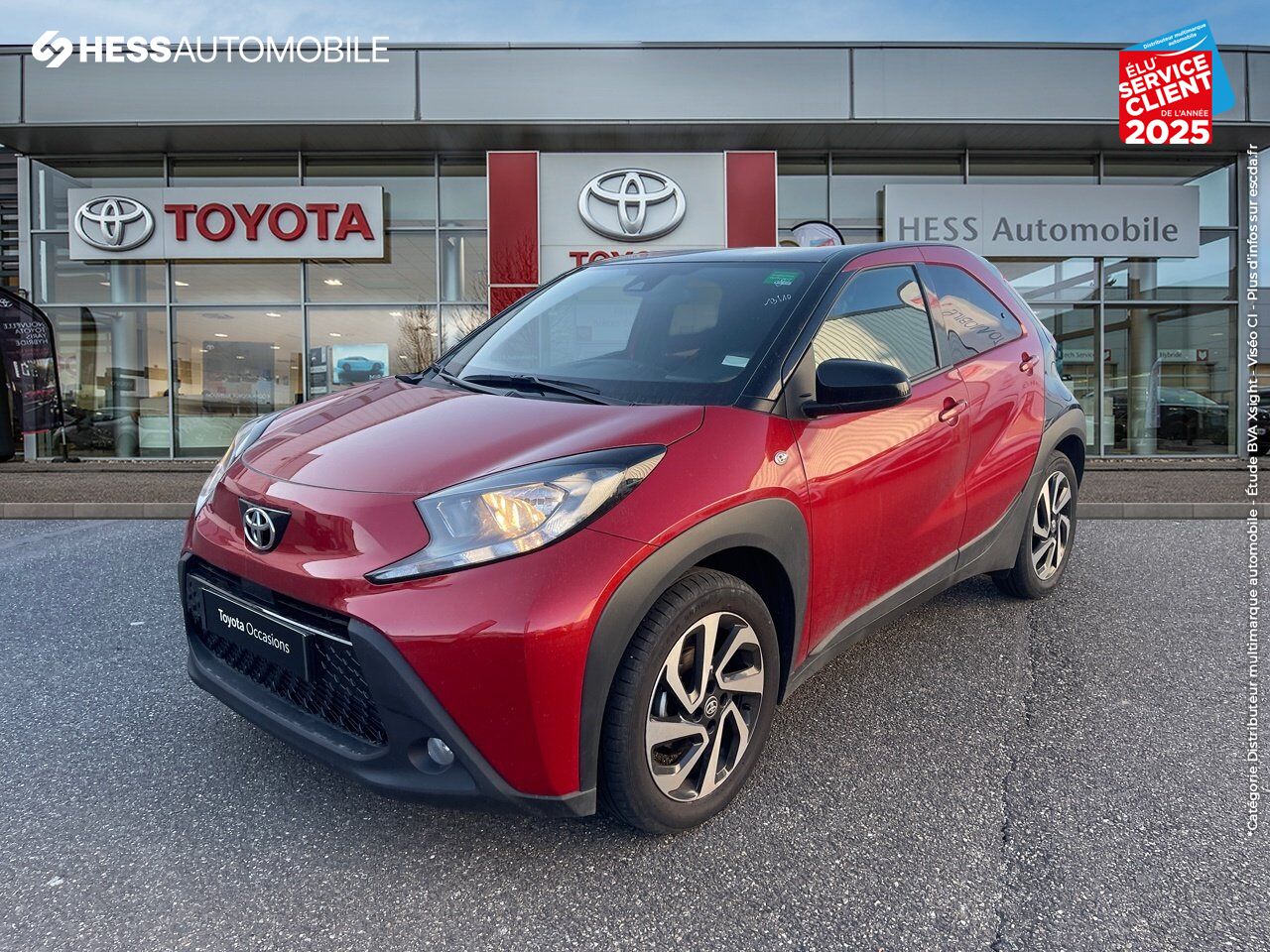 Véhicule d'occasion TOYOTA AYGO X 1.0 VVT-I 72CH DESIGN S-CVT MY23 CAMERA chez Renault Colmar