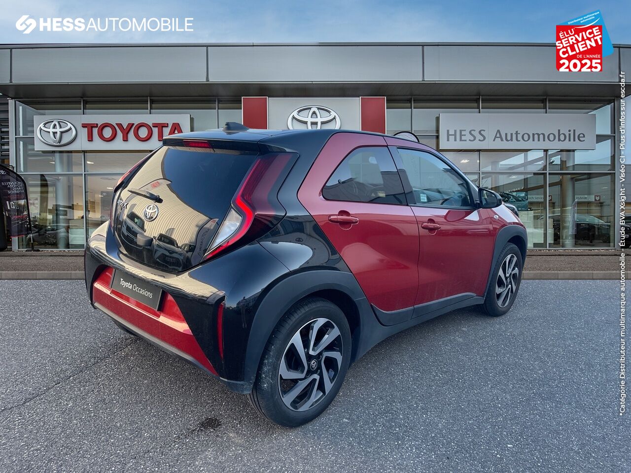 Véhicule d'occasion TOYOTA AYGO X 1.0 VVT-I 72CH DESIGN S-CVT MY23 CAMERA chez Renault Colmar