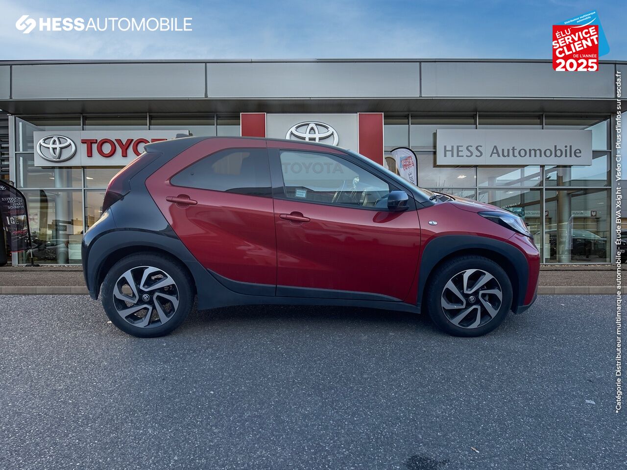 Véhicule d'occasion TOYOTA AYGO X 1.0 VVT-I 72CH DESIGN S-CVT MY23 CAMERA chez Renault Colmar